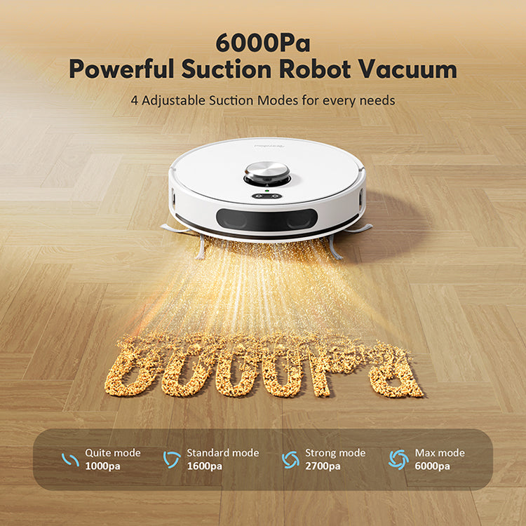 TEENDOW High end D60S Ultra Self-cleaning Robot Vacuum Cleaner