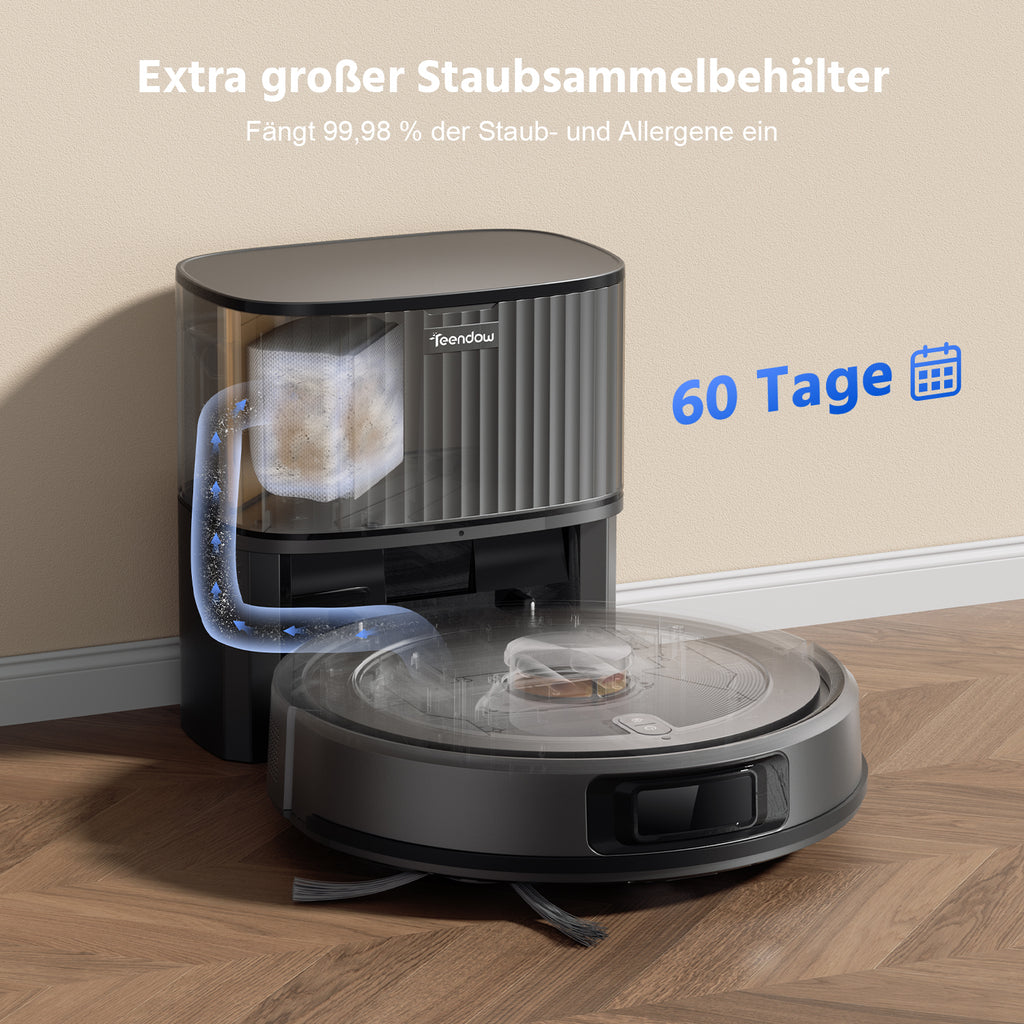 Teendow D10S MAX Self-Emptying Robot Vacuum Cleaner
