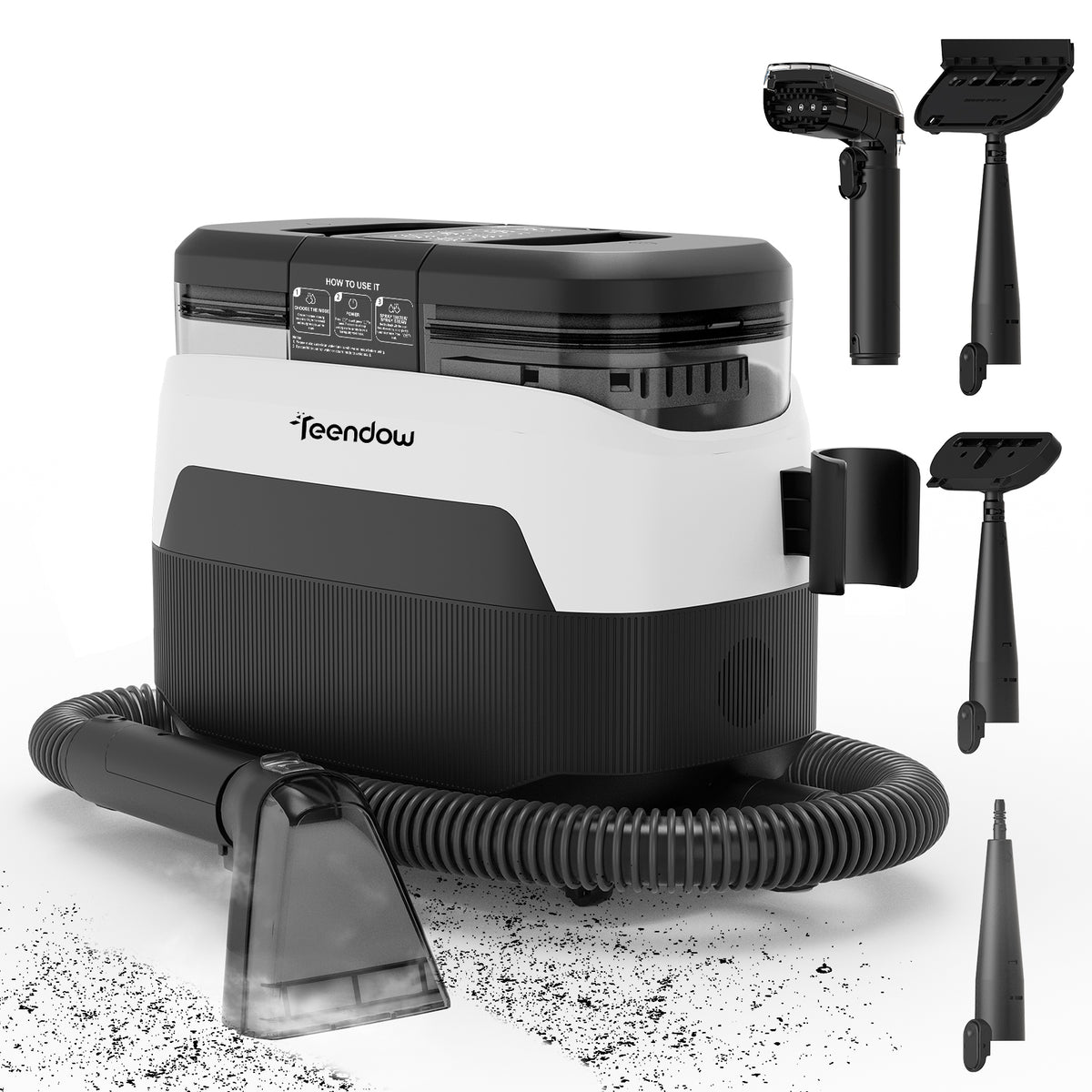 Teendow C6 MAX Multi-Functional Portable Household Carpet Steam Spot Cleaner For Sofa and Carpet