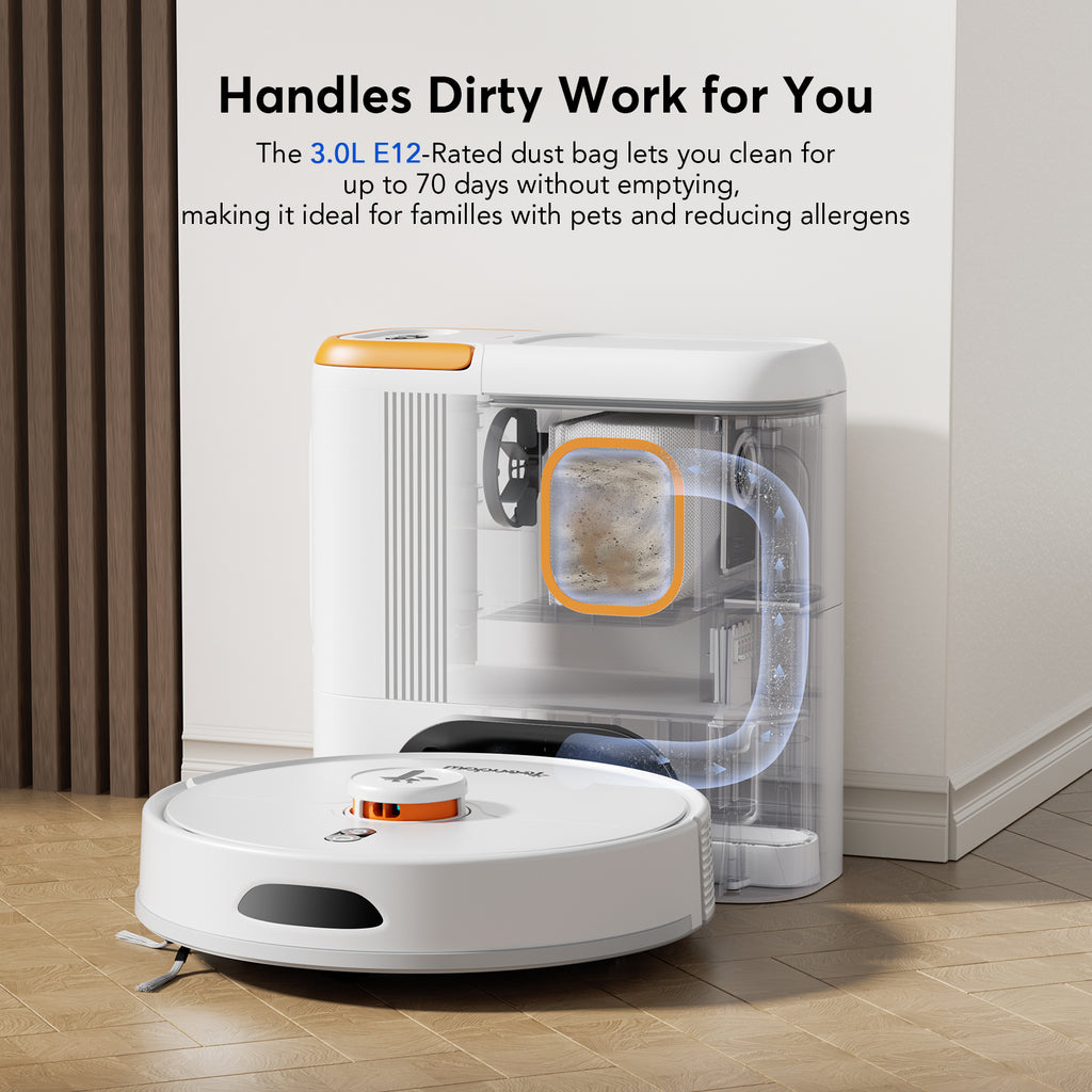 Teendow D20S MAX New Multifunctional 6000pa LDS Robotic Vacuum Cleaner with Pet Grooming Vacuum Kit