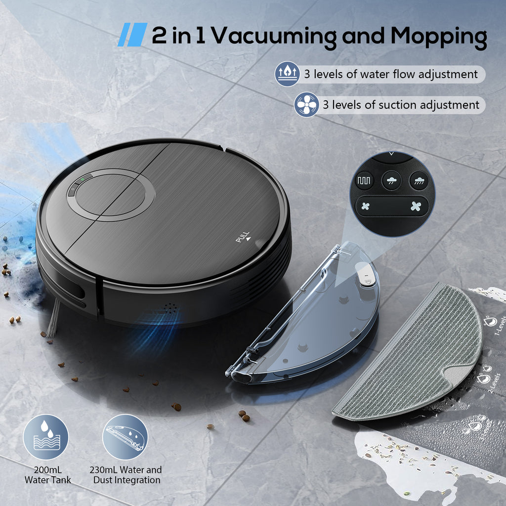 Teendow T7S Intelligent Self Cleaning Random Robot Vacuum Cleaner