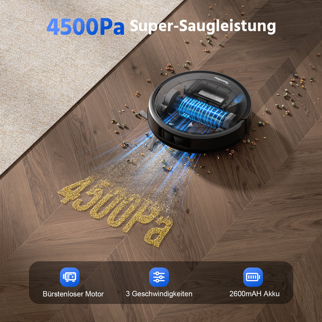 Teendow D10S MAX Self-Emptying Robot Vacuum Cleaner