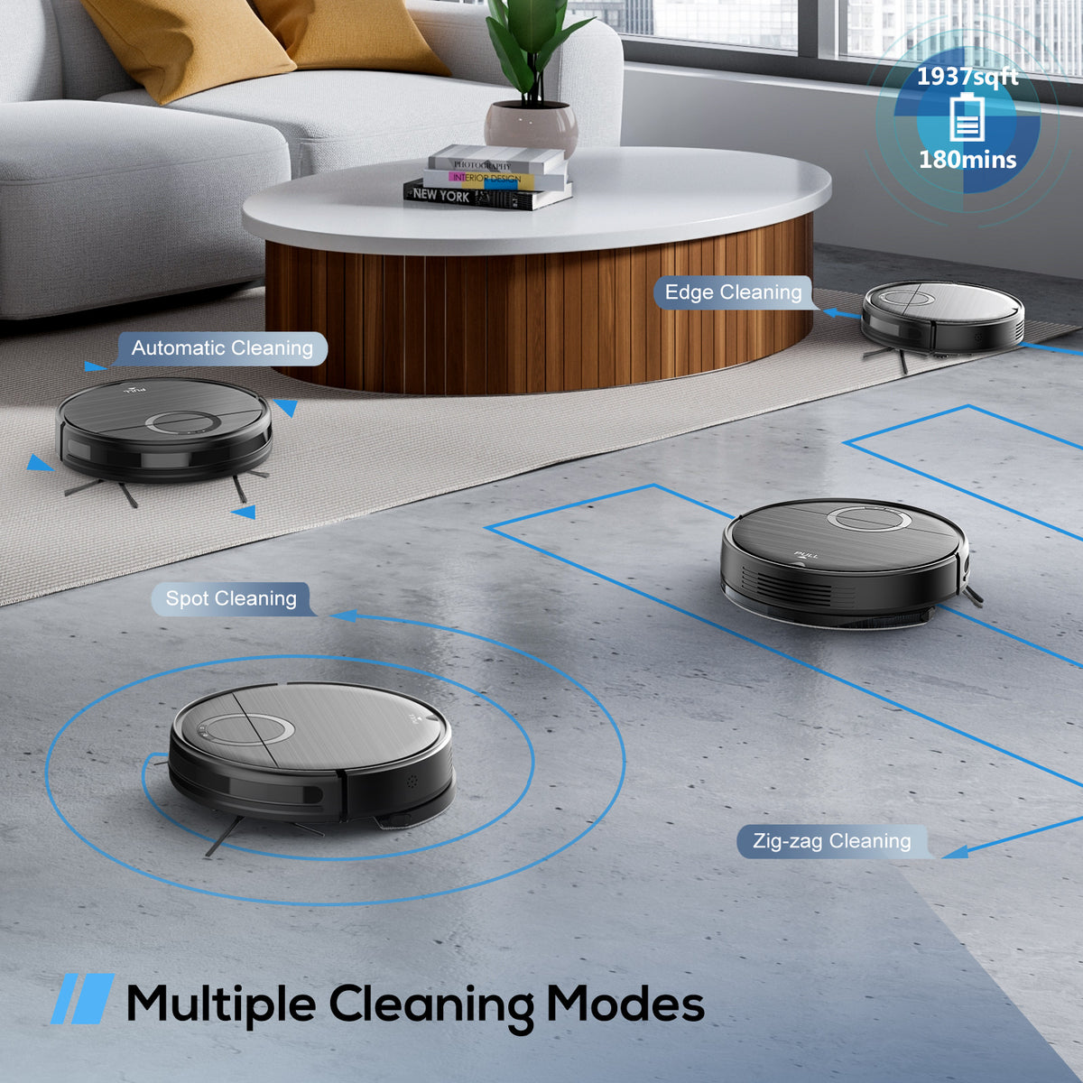 Teendow T7S Intelligent Self Cleaning Random Robot Vacuum Cleaner