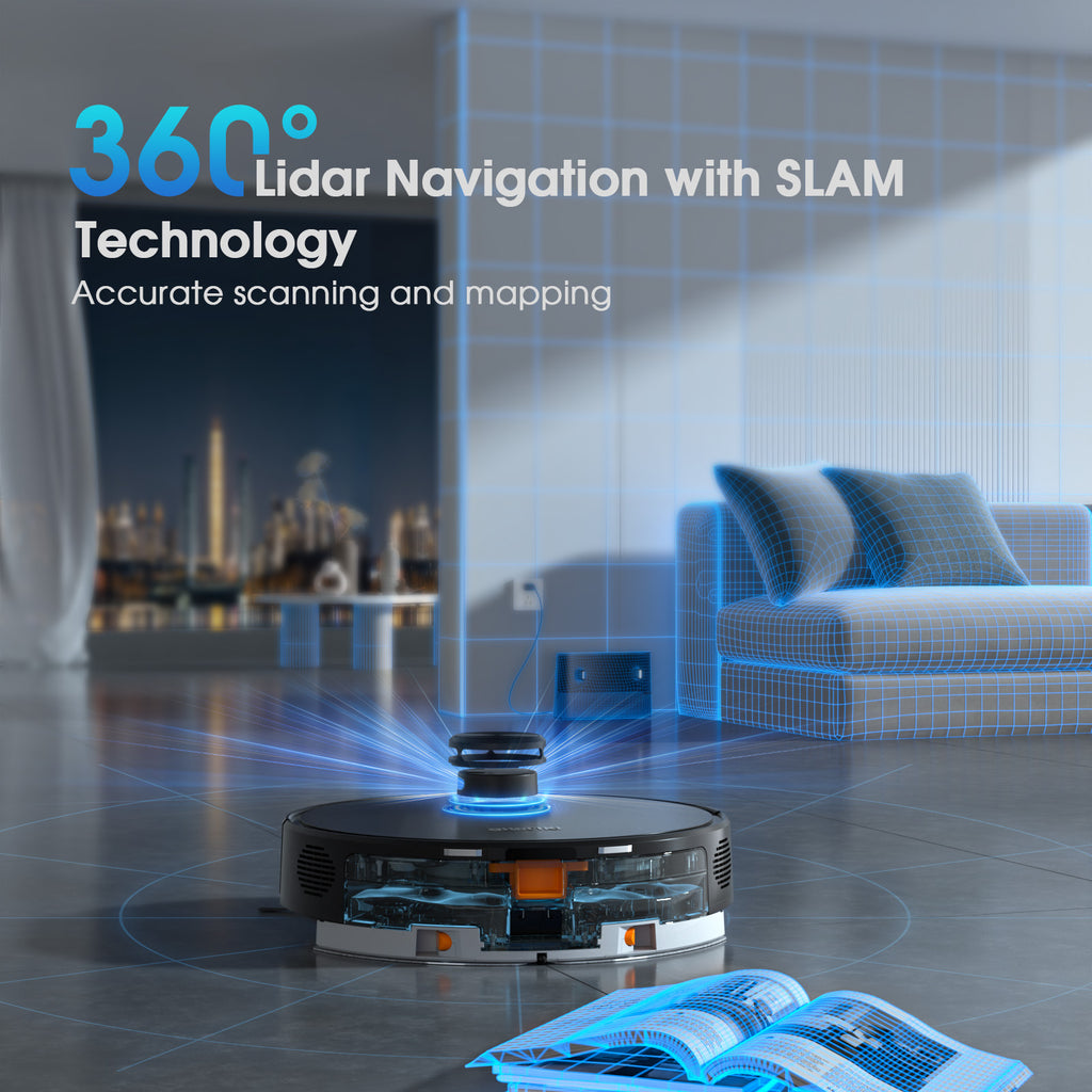 Teendow D60S Tuya Lidar Self-Charging Robot Vacuum Cleaner
