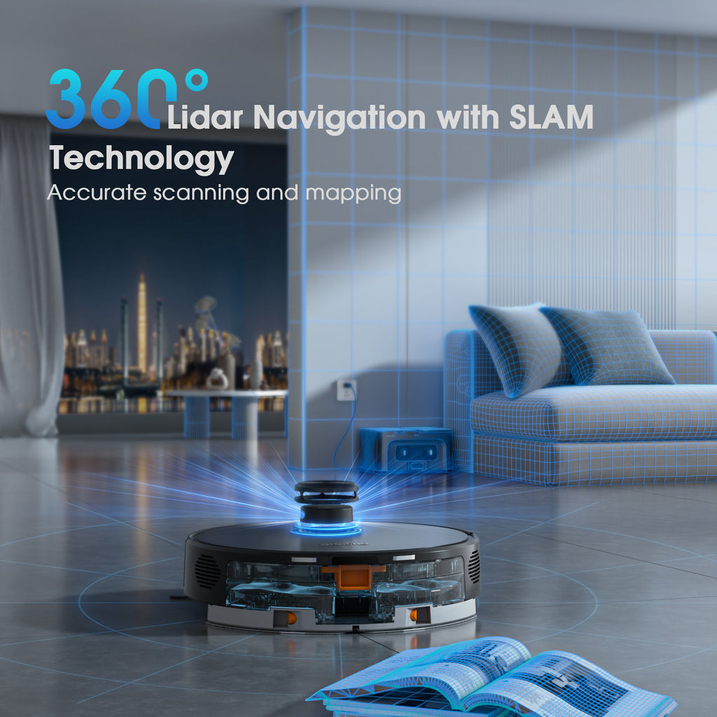 Teendow D60S Max 6000Pa Robot Sweeping Robot Vacuum Cleaner