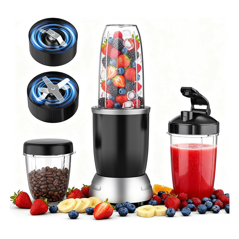 Teendow BL916AB 25000RPM 1000W 2-in-1 compact Personal electric Juicer Blender