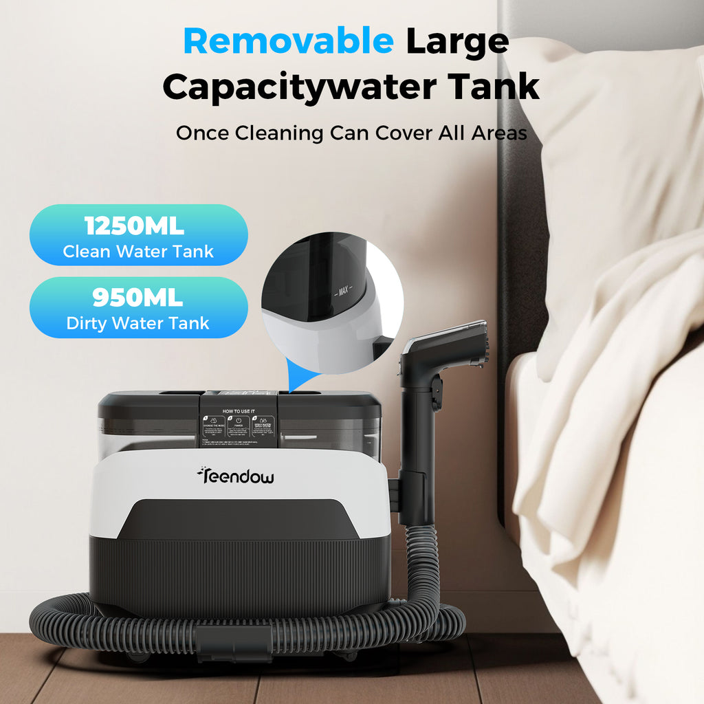 Teendow C6 MAX Multi-Functional Portable Household Carpet Steam Spot Cleaner For Sofa and Carpet