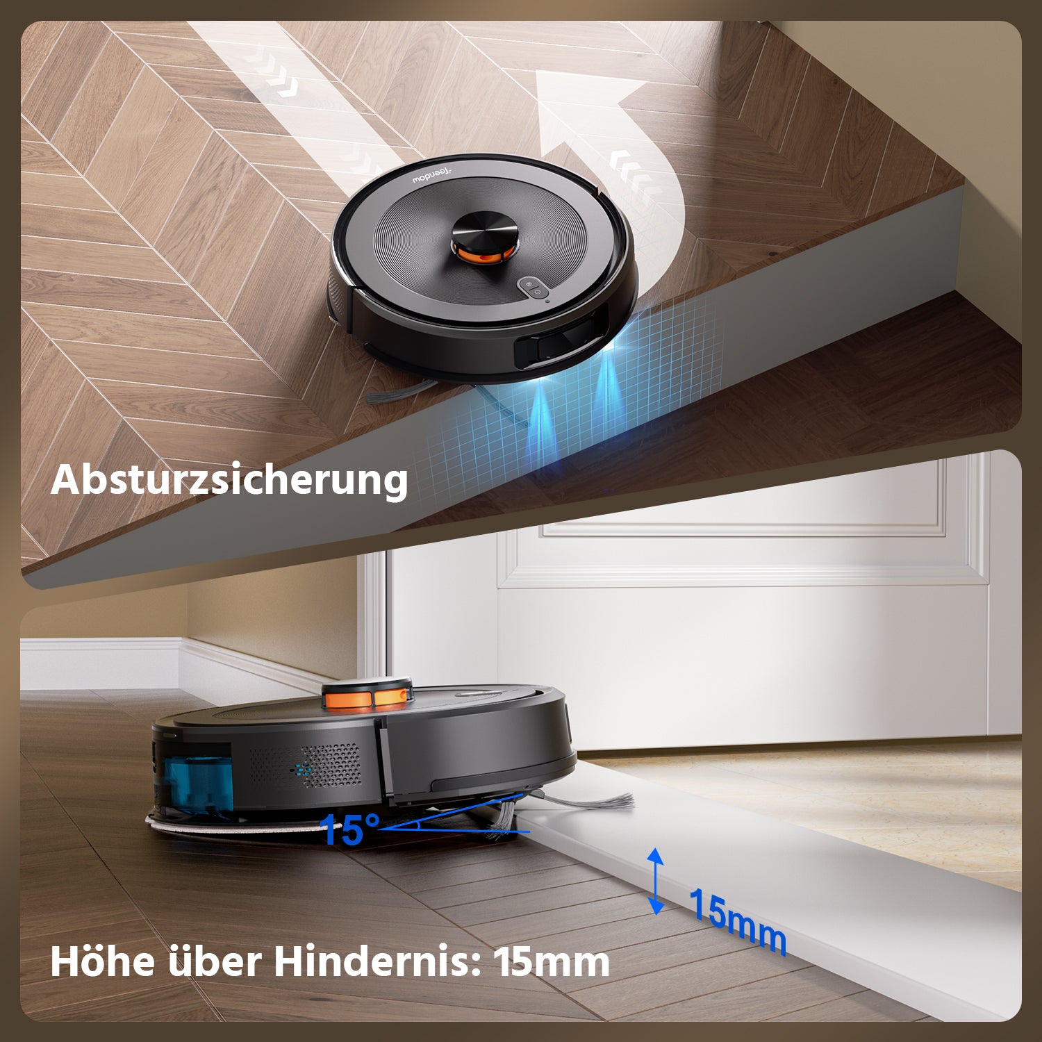 Teendow D10S MAX Self-Emptying Robot Vacuum Cleaner