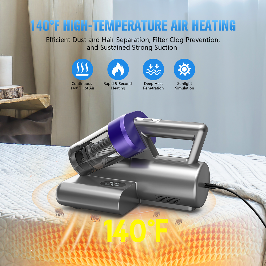 Teendow MV11 Portable Smart Bed Dust Mite Vacuum Cleaner
