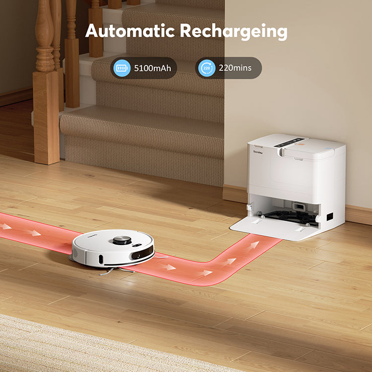 TEENDOW High end D60S Ultra Self-cleaning Robot Vacuum Cleaner