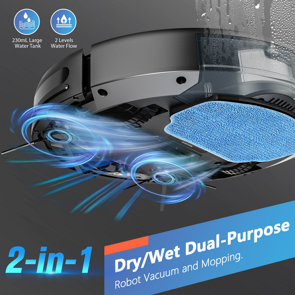 Teendow BR151 Intelligent Robot Mop Sweeping Smart Cleaning Mopping Robot