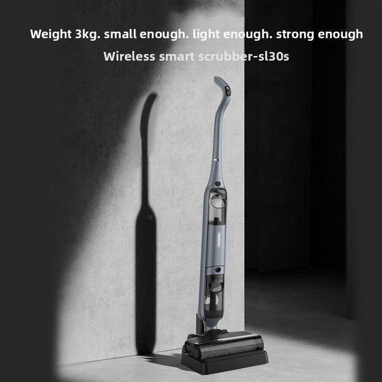 Teendow WV05 Handheld 3200mAh Rechargeable Wet and Dry Vacuum Cleaner Floor Dust Mop Cleaner with Self Cleaning