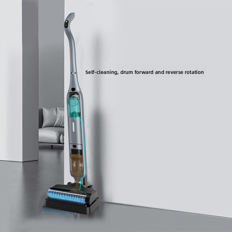 Teendow WV05 Handheld 3200mAh Rechargeable Wet and Dry Vacuum Cleaner Floor Dust Mop Cleaner with Self Cleaning
