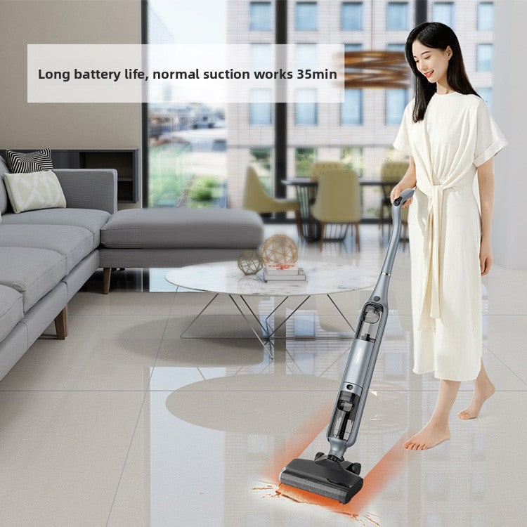 Teendow WV05 Handheld 3200mAh Rechargeable Wet and Dry Vacuum Cleaner Floor Dust Mop Cleaner with Self Cleaning
