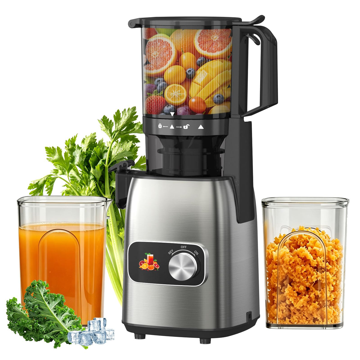 Teendow HGM-920 300W 10500rpm 135mm large-diameter Slow Juicer