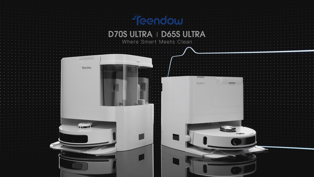 TEENDOW High end D60S Ultra Self-cleaning Robot Vacuum Cleaner